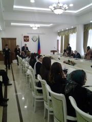 Вручение дипломов победителям конкурса на гранты Президента Республики Дагестан